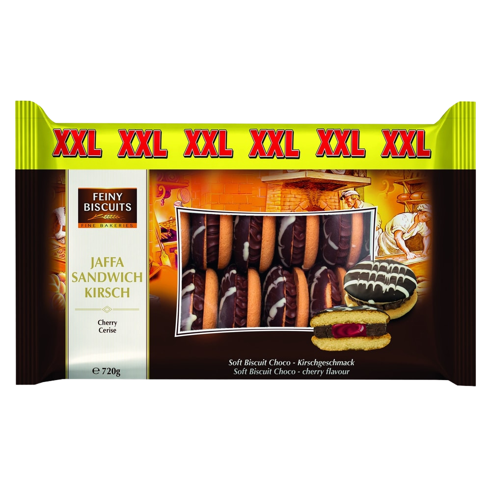 Feiny Biscuits Jaffa Sandwich Schokolade-Kirsch 720g