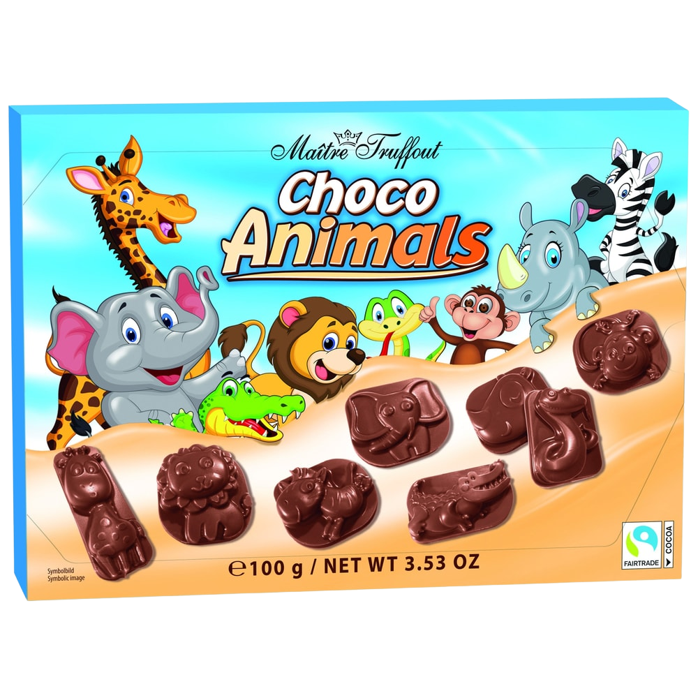 Maître Truffout Milchschokolade Choco Animals 100g