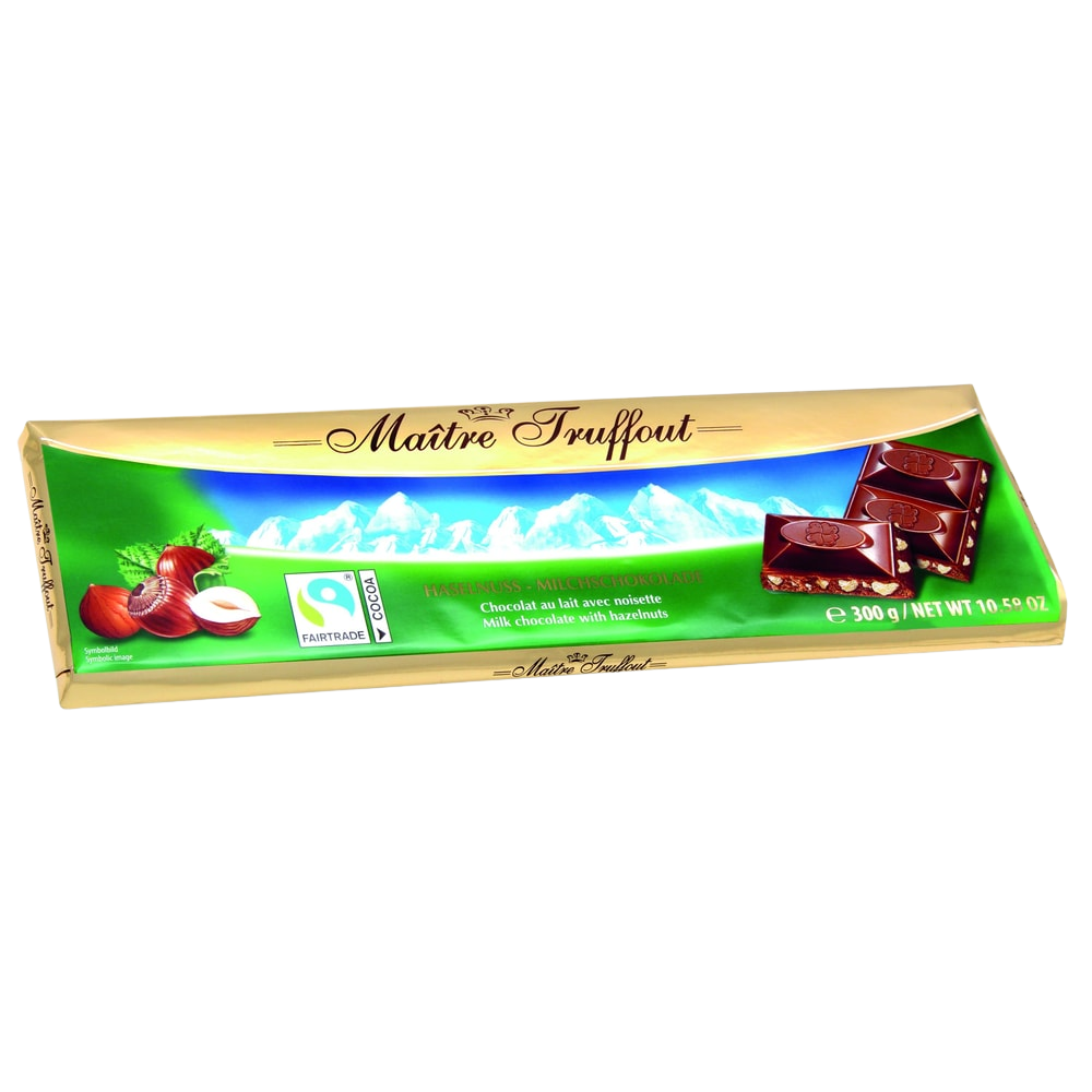 Maître Truffout Milchschokolade mit Haselnuss 300g
