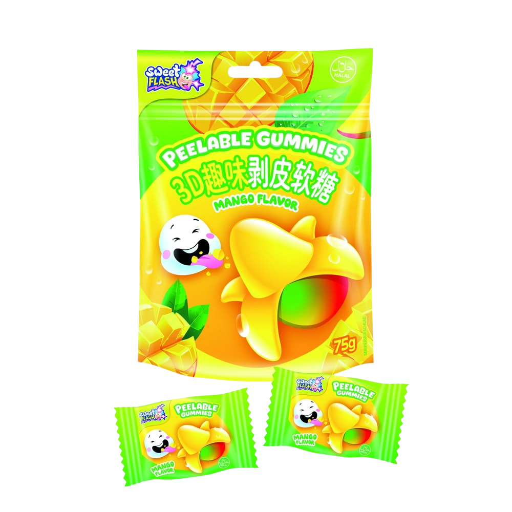 Sweet Flash Peelable Gummies Mango 75g