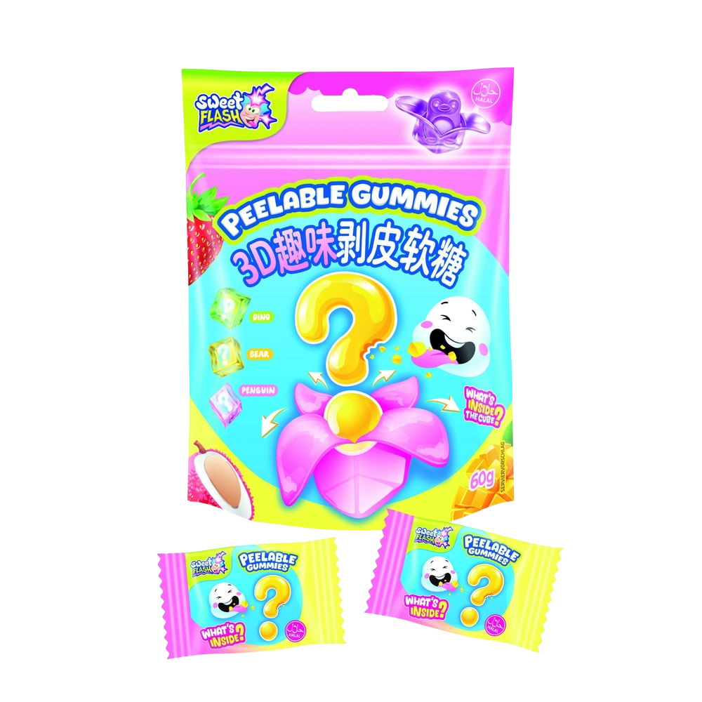 Sweet Flash Peelable Gummies Mystery 60g