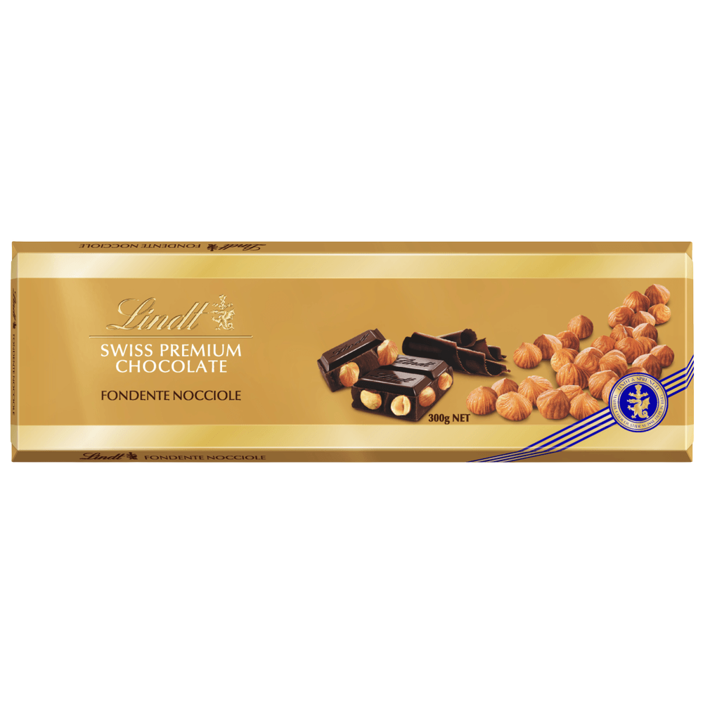 Lindt Swiss Premium Dunkle Haselnuss 300 g