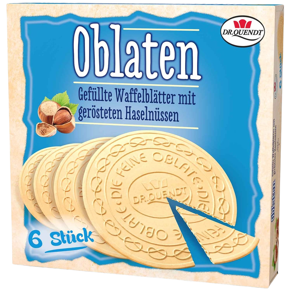 Dr. Quendt Oblaten Haselnuss 6er (150g)