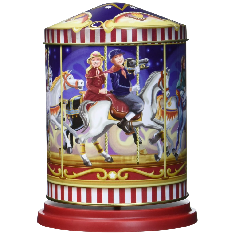 Haeberlein-Metzger Karussell-Spieluhrdose Winterstimmung 300g