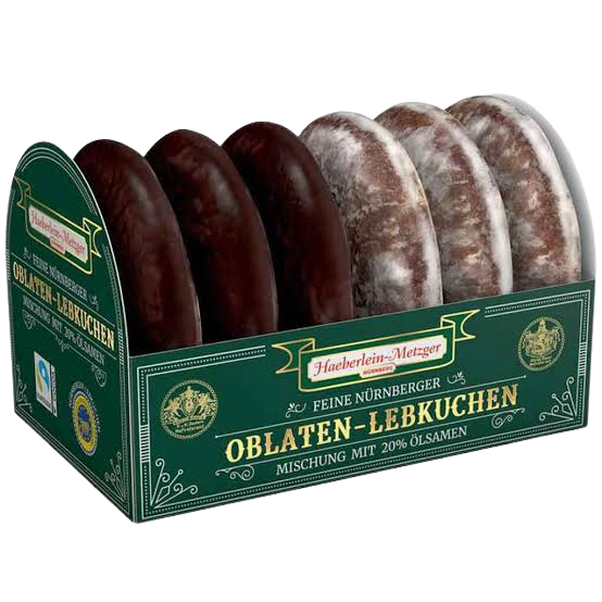 Haeberlein Metzger Feine Nürnberger Oblaten Lebkuchen 2-fach 200g