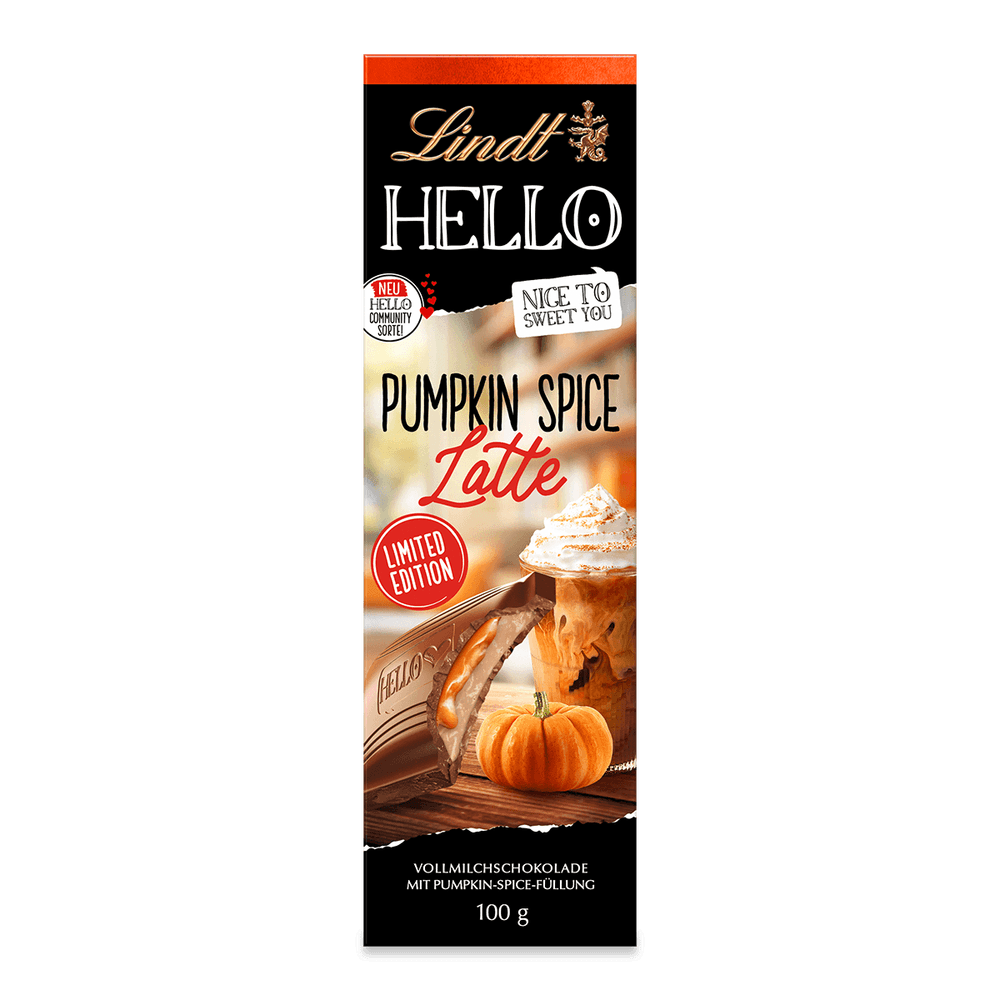 Lindt HELLO Pumpkin Spice 100 g