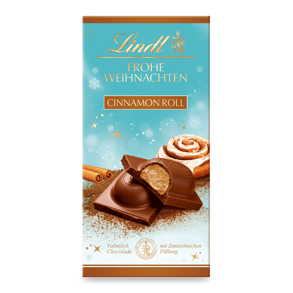 Lindt Weihnachts-Chocolade Cinnamon Roll 100 g
