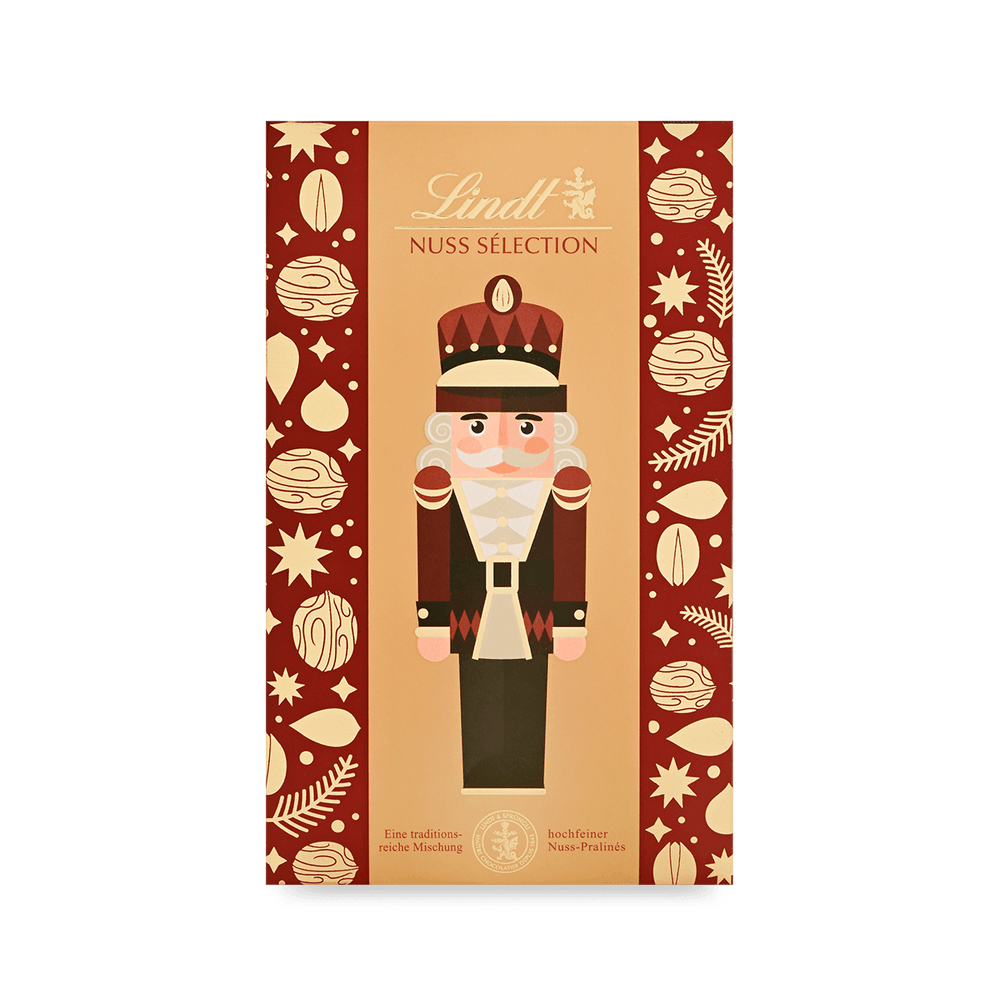 Lindt Nuss Sélection Pralinés 125 g, Nussknacker-Verpackung