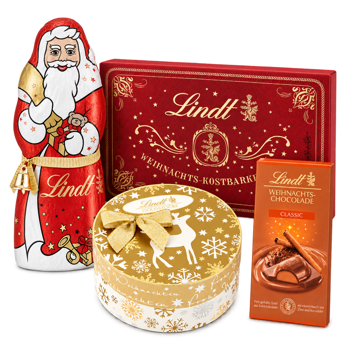 Inhalt der Weihnachtsbox Festliche Pralinézeit - 640 g - SB150