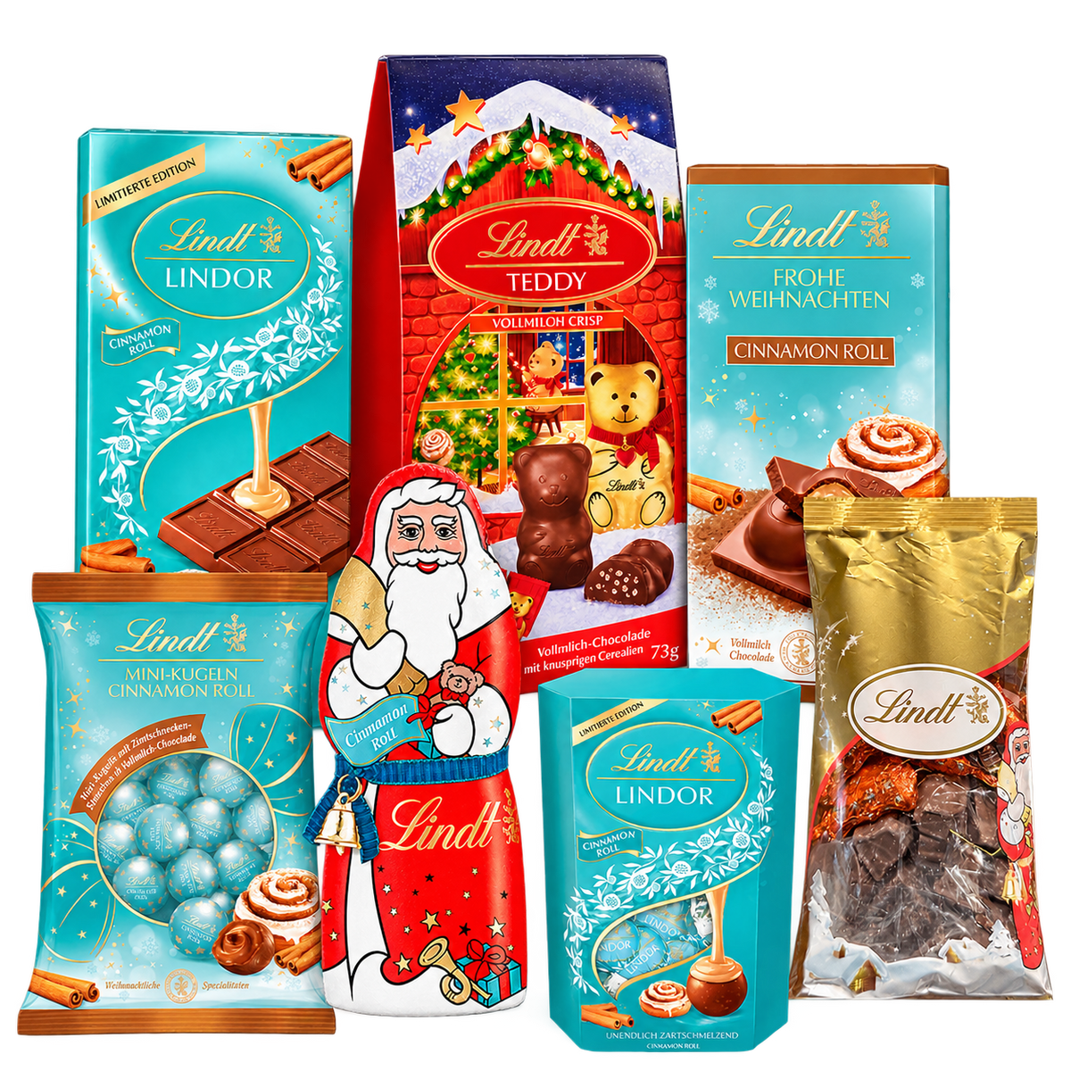 Inhalt der Weihnachtsbox Zimtzauber zum Teilen - 1,298 kg - SB162