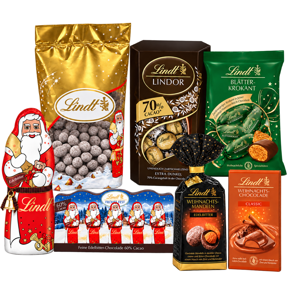 Inhalt der Weihnachtsbox Dunkle Festtage - 1,465 kg - SB166