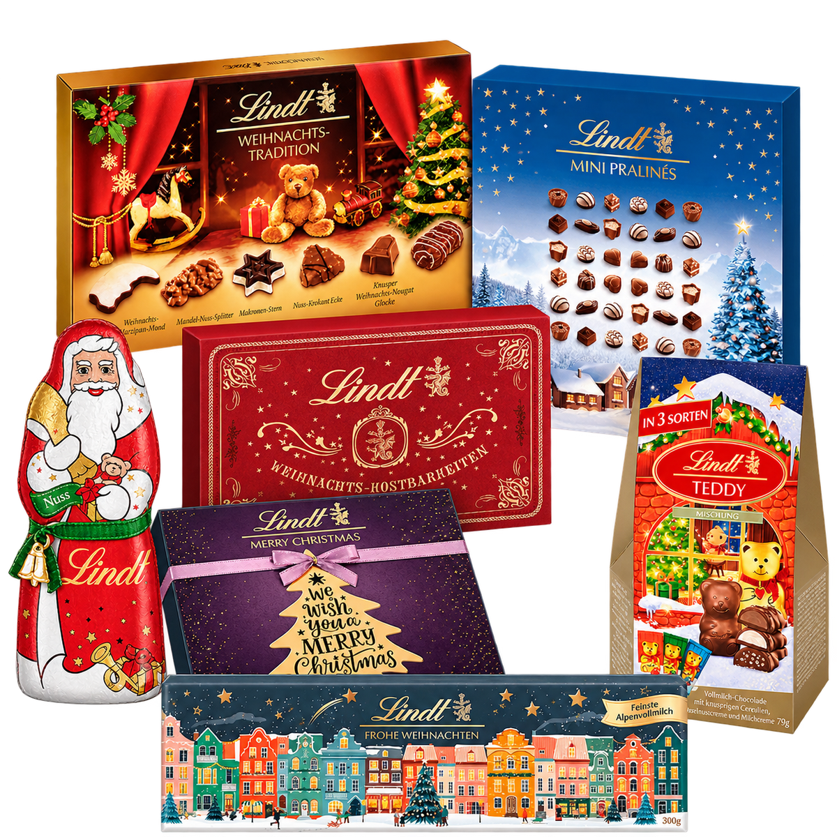 Inhalt der Weihnachtsbox Pralinenwinter - 1,323 kg - SB172