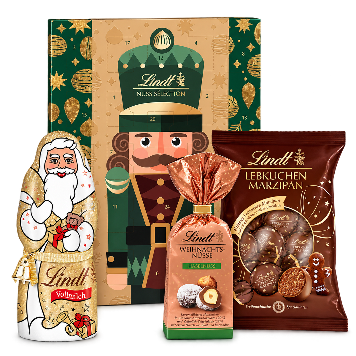 Inhalt der Weihnachtsbox Nusszauber im Kalender - 613 g - SB190