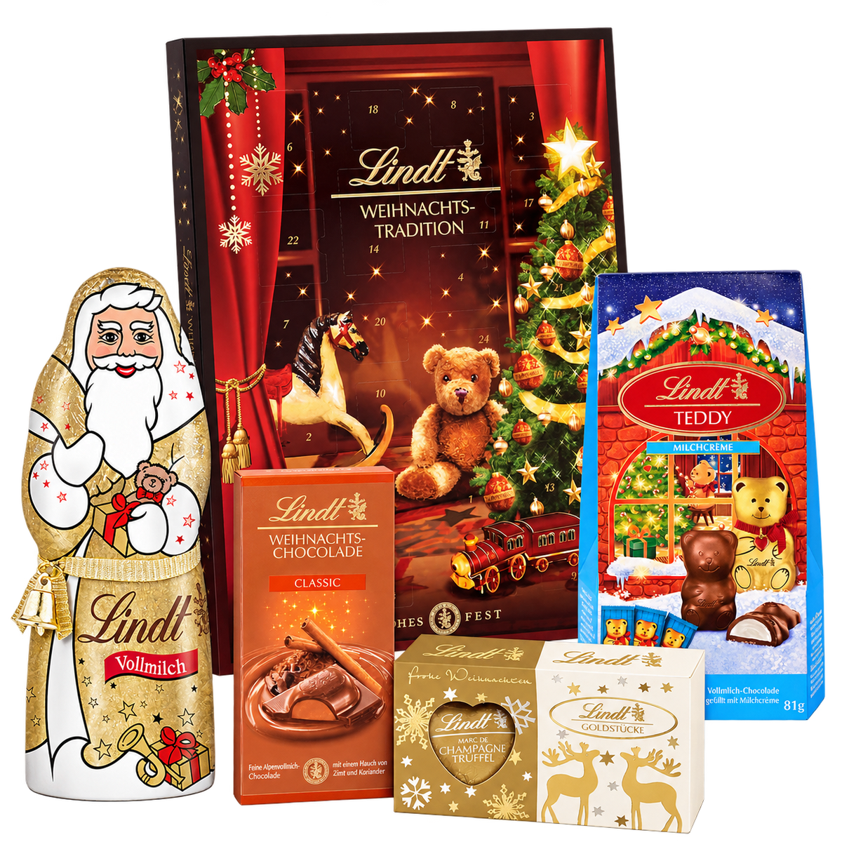 Inhalt der Weihnachtsbox Tradition mit Glanz - 684 g - SB191