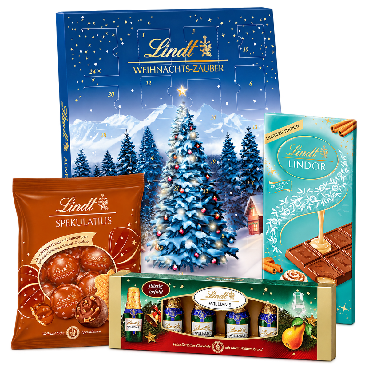 Inhalt der Weihnachtsbox Williams und Weihnachtszauber - 597 g - SB199