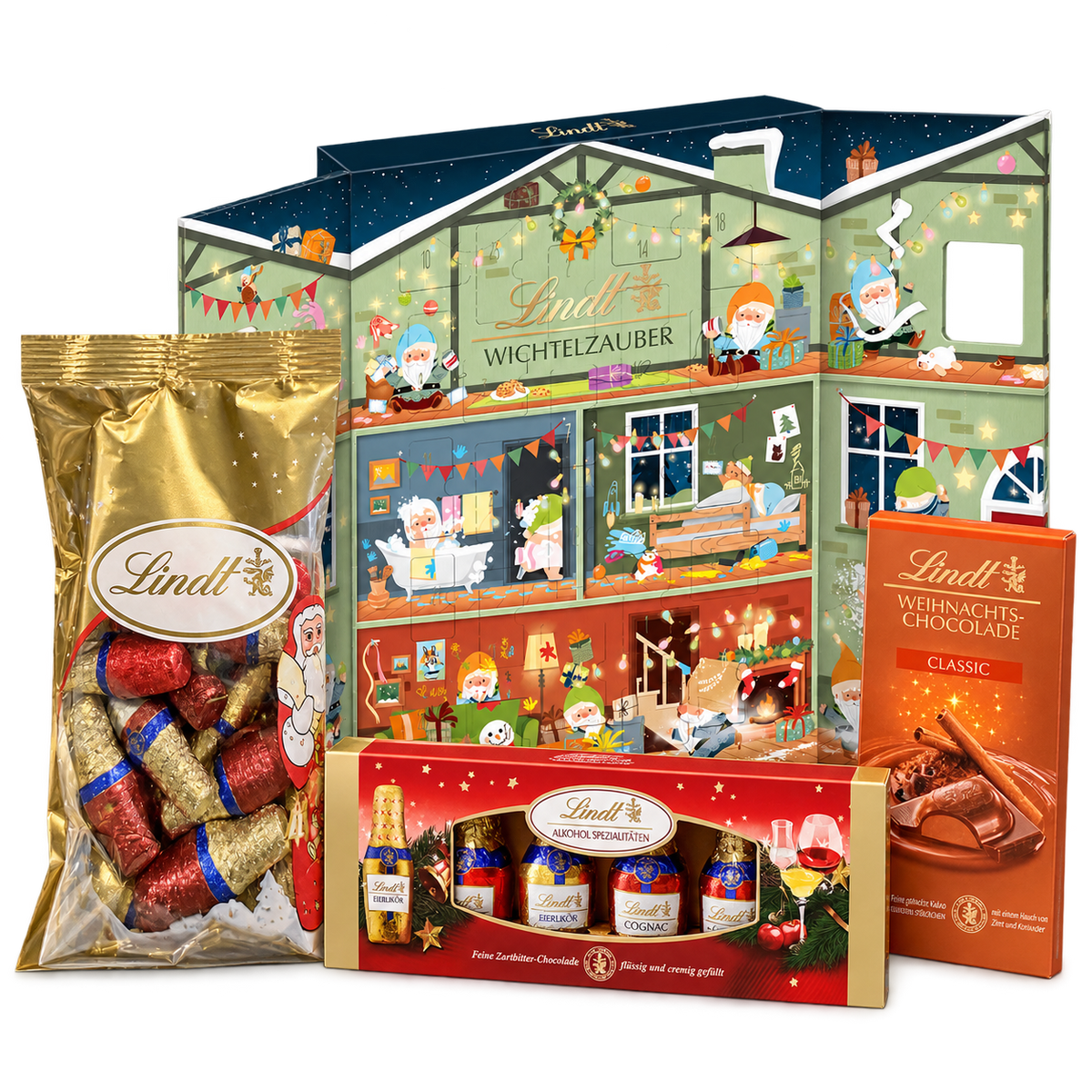 Inhalt der Weihnachtsbox Festliche Fläschchenrunde - 977 g - SB200