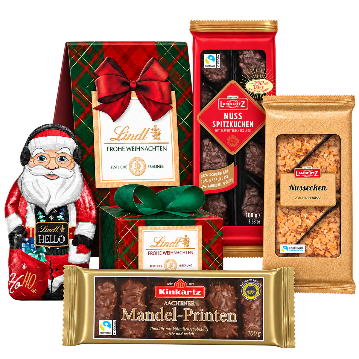Inhalt der Weihnachtsbox Karierte Adventsfreude - 643 g - SB204