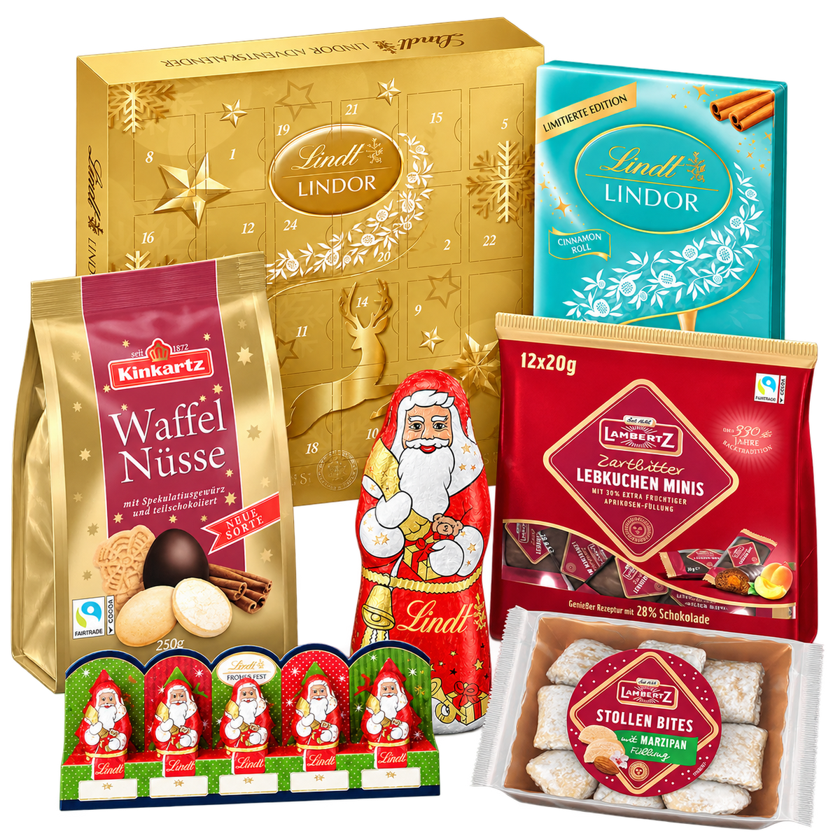 Inhalt der Weihnachtsbox Adventskalender und Wintergebäck - 1,139 kg - SB206