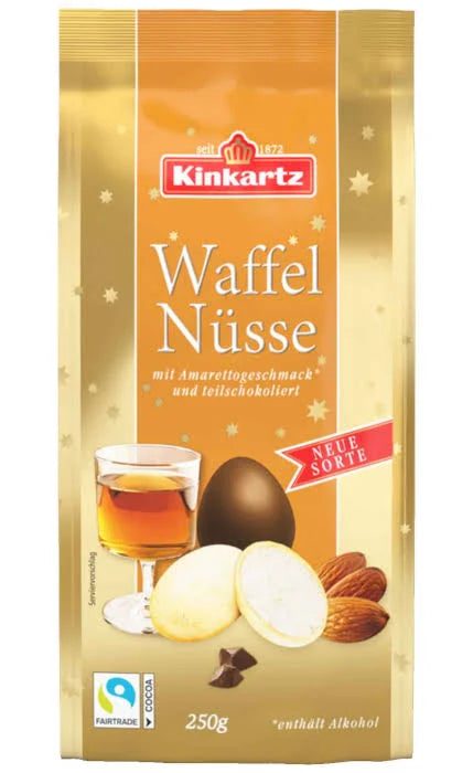 Kinkartz Waffelnüsse Amaretto Vollmilch 250g