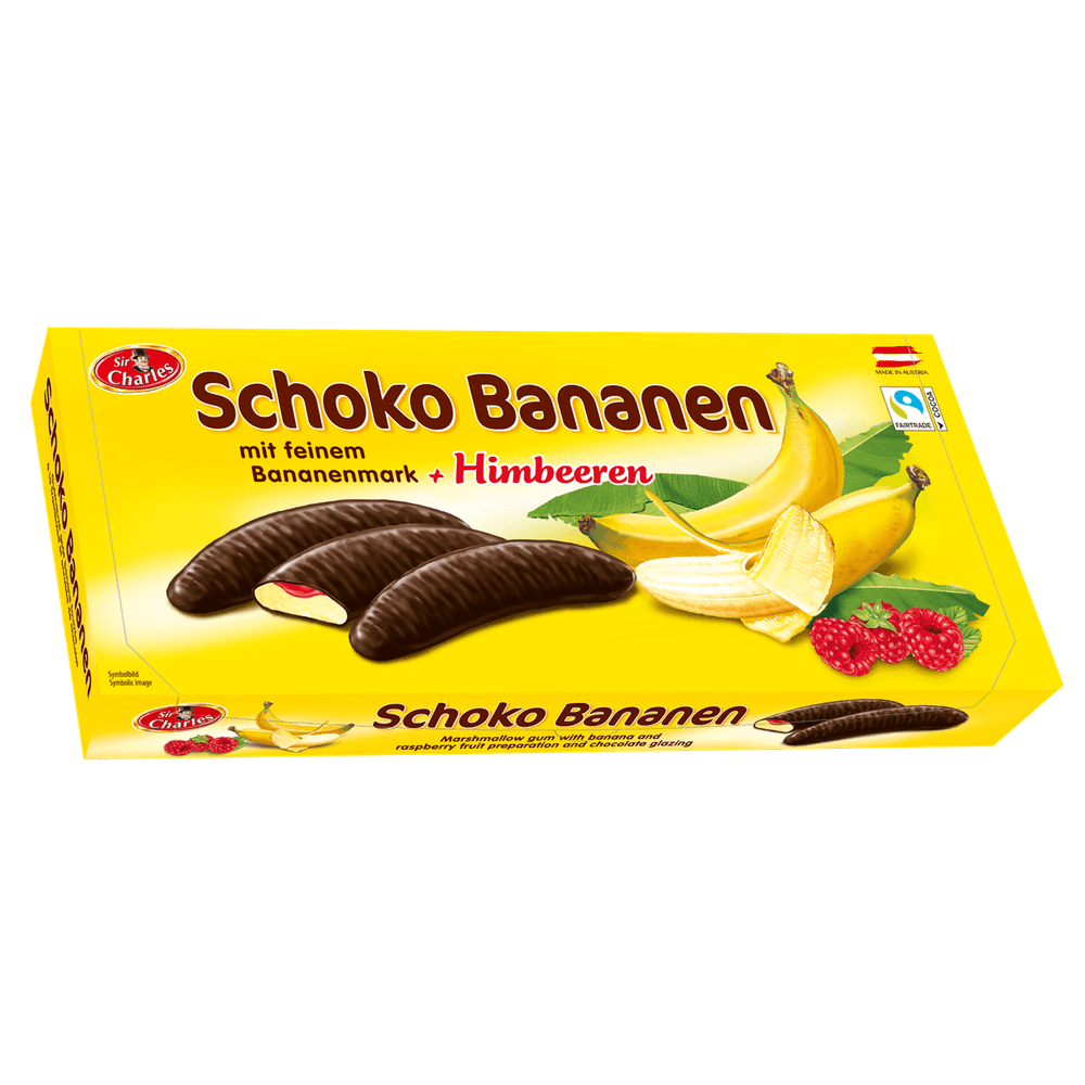 Sir Charles Schokobananen Himbeere 300g