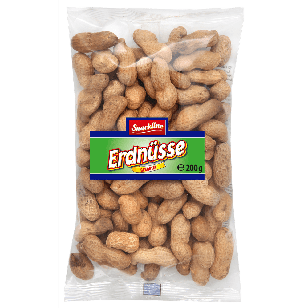 Snackline Erdnüsse in der Schale, geröstet 200g