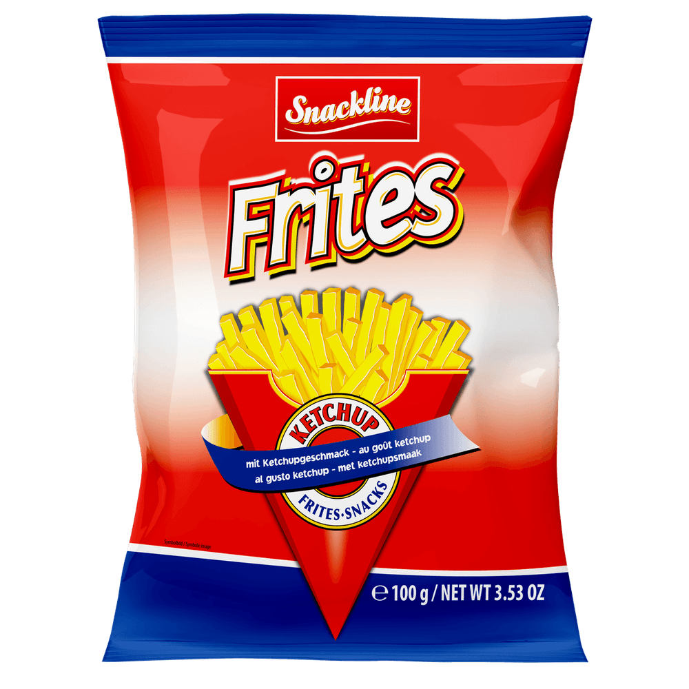Snackline Frites-Snacks mit Ketchupgeschmack 100g