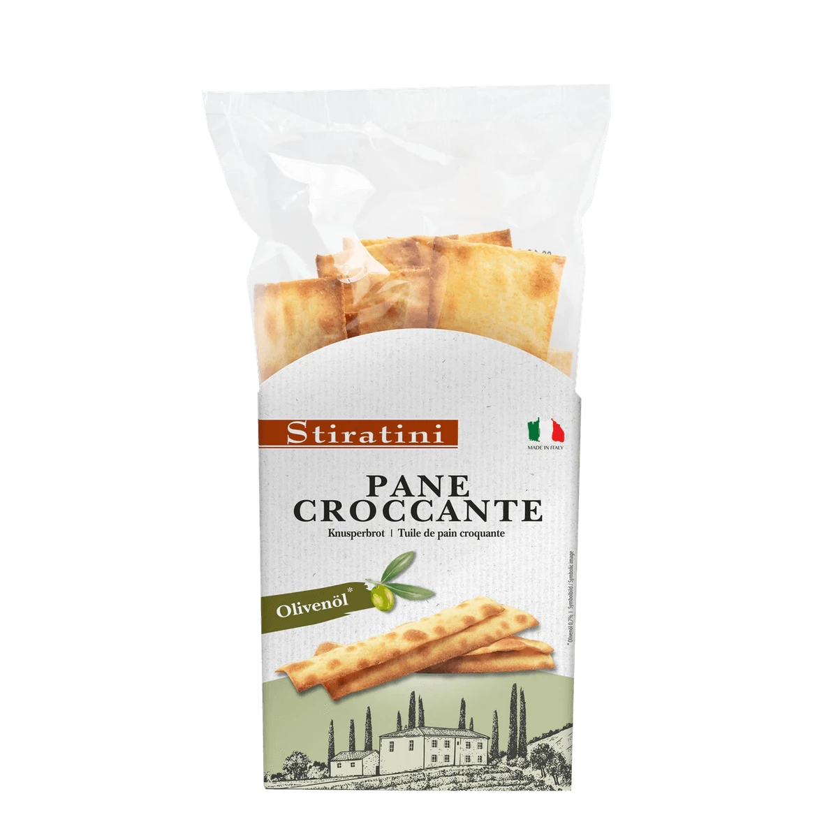 Snackline Knusperbrot Olivenöl - Pane Croccante 140g 58c806-2