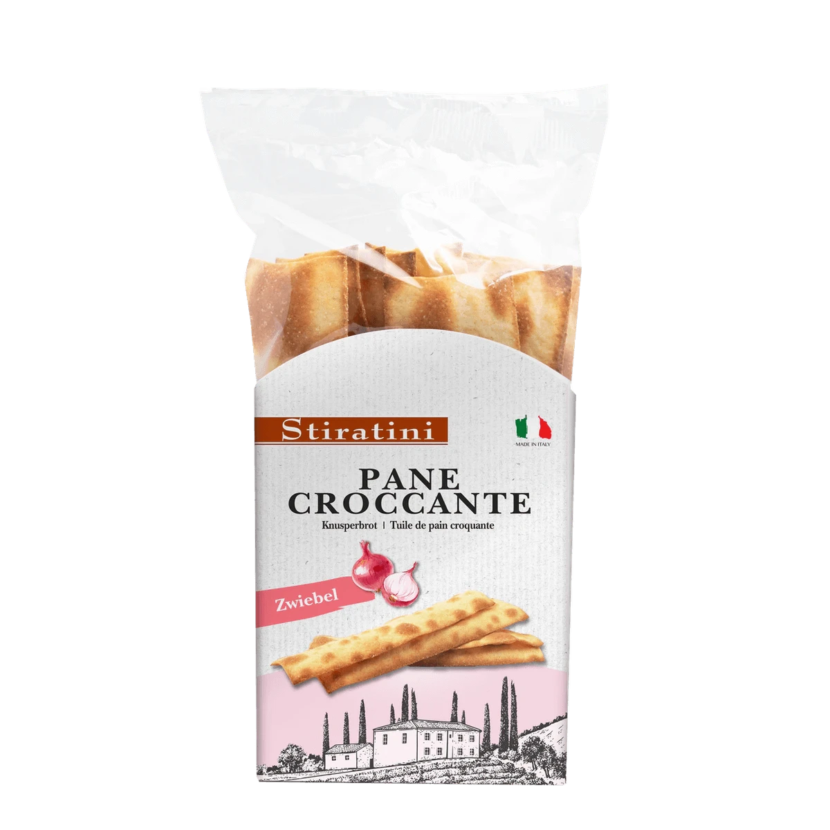 Snackline Knusperbrot Zwiebel - Pane Croccante 140g 58c806-2