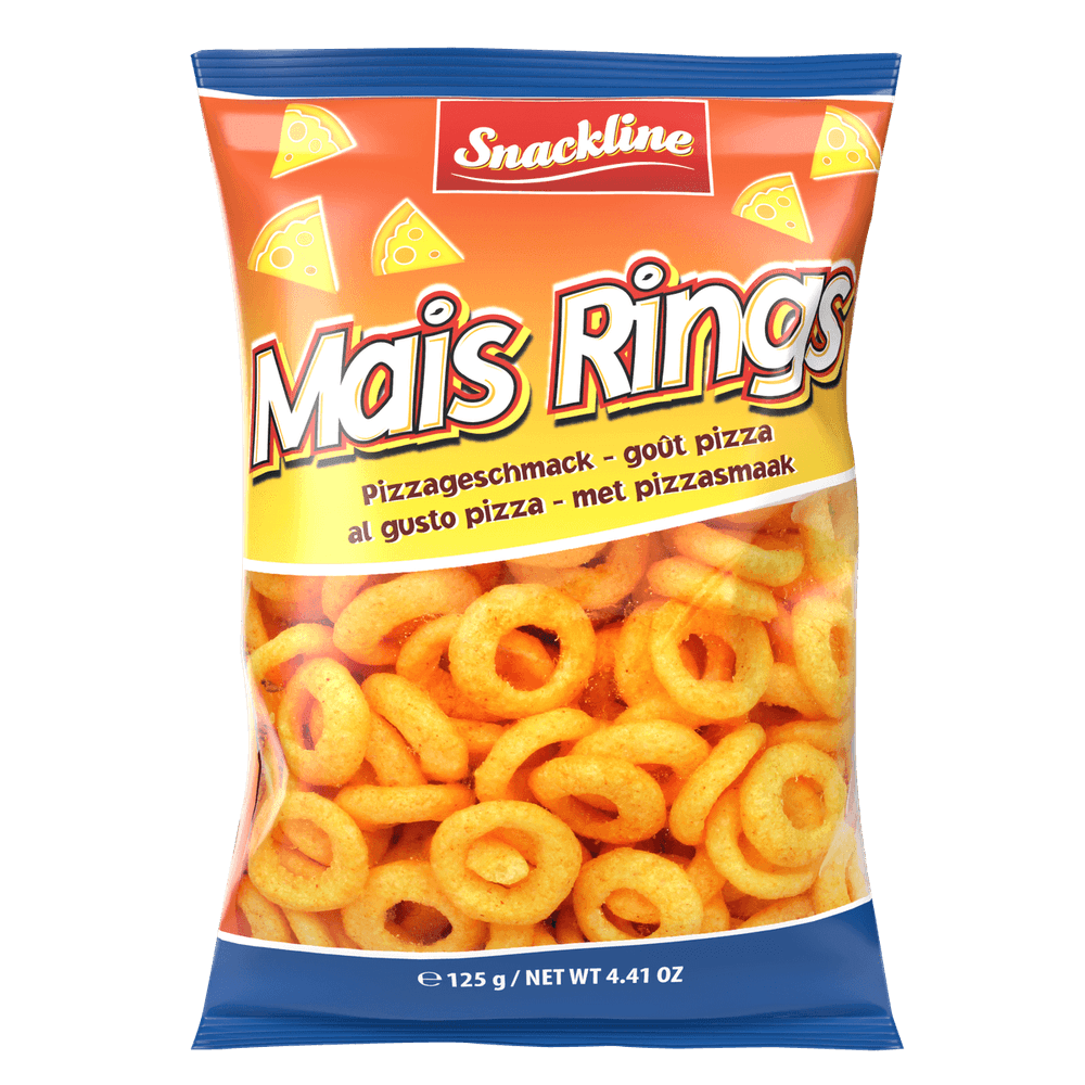Snackline Mais Rings Pizza 125g