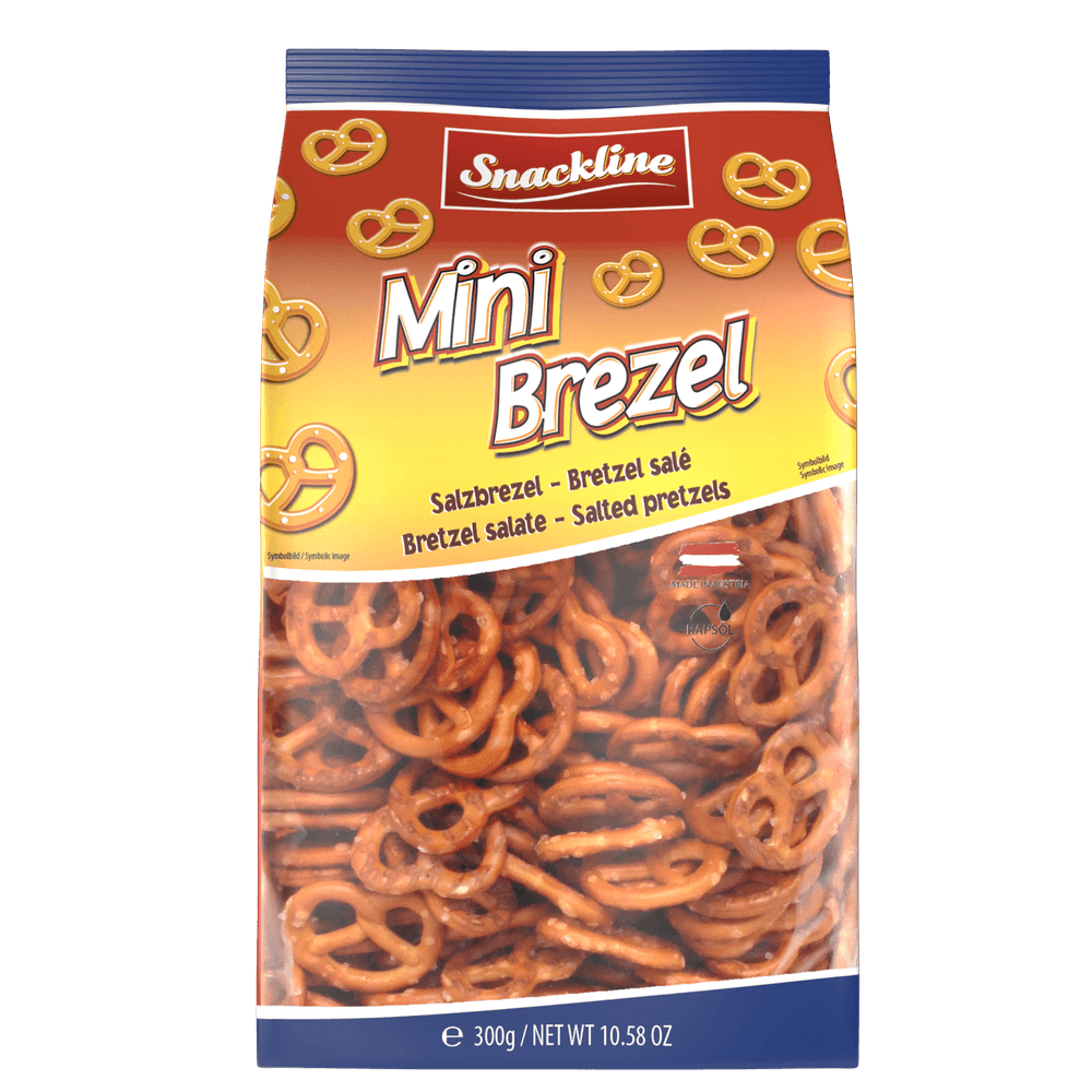 Snackline Mini Brezel Salzbrezel ' Laugengebäck 300g