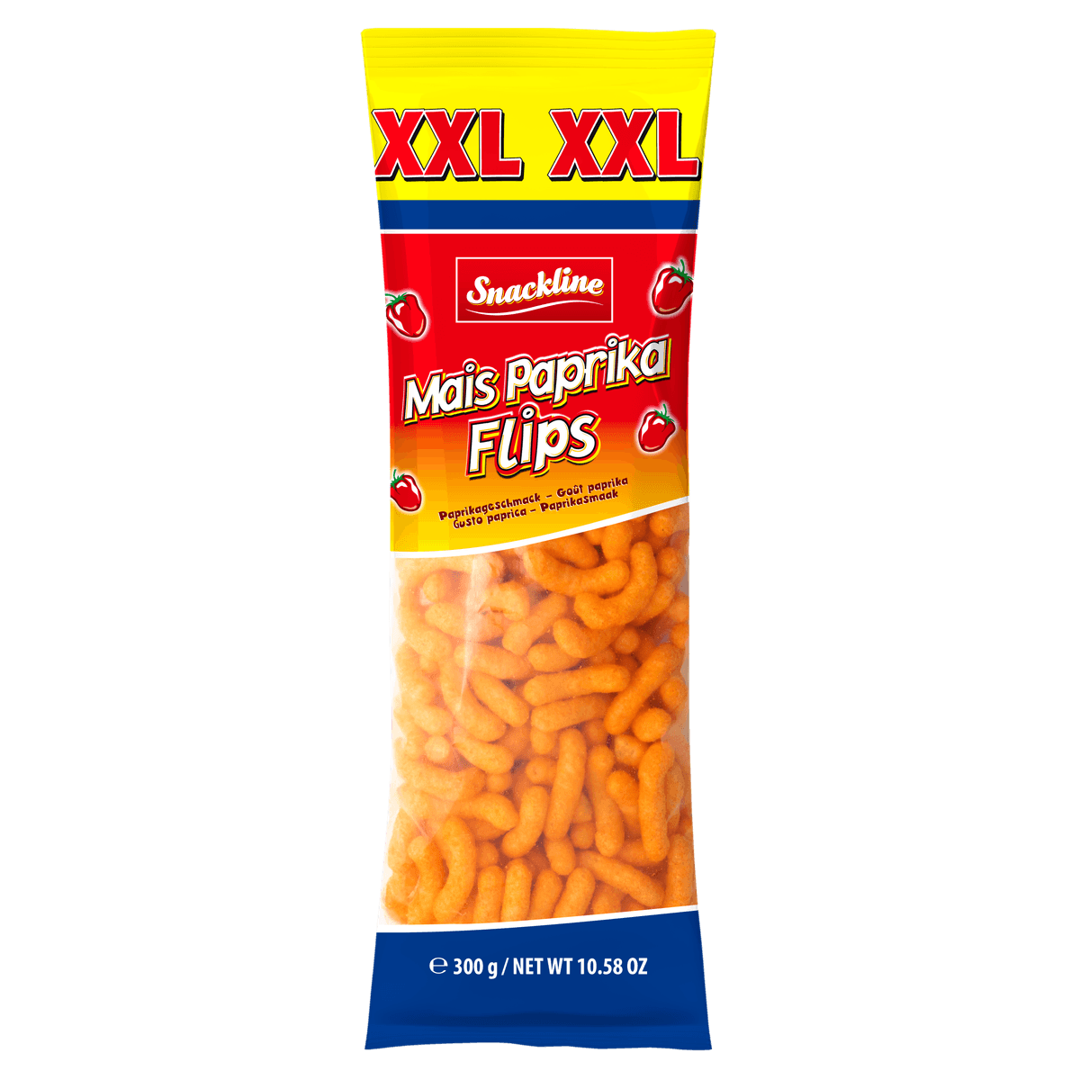 Snackline XXL Mais Flips Paprika 300g 58c806-2