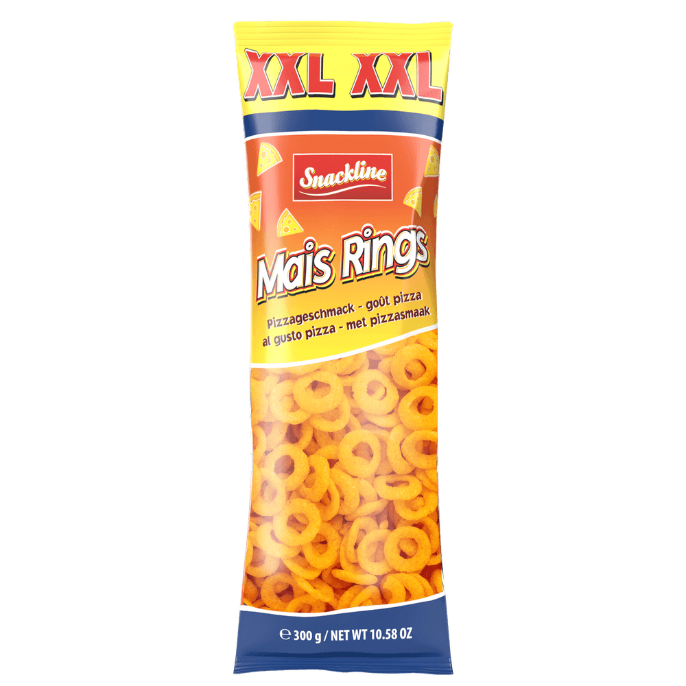Snackline XXL Mais Rings Pizza gesalzen 300g