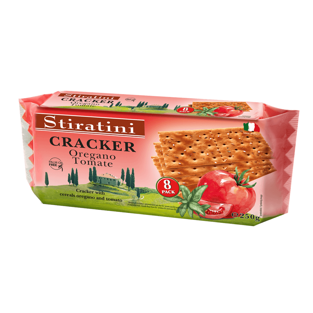 Stiratini Cracker Oregano & Tomate 250g