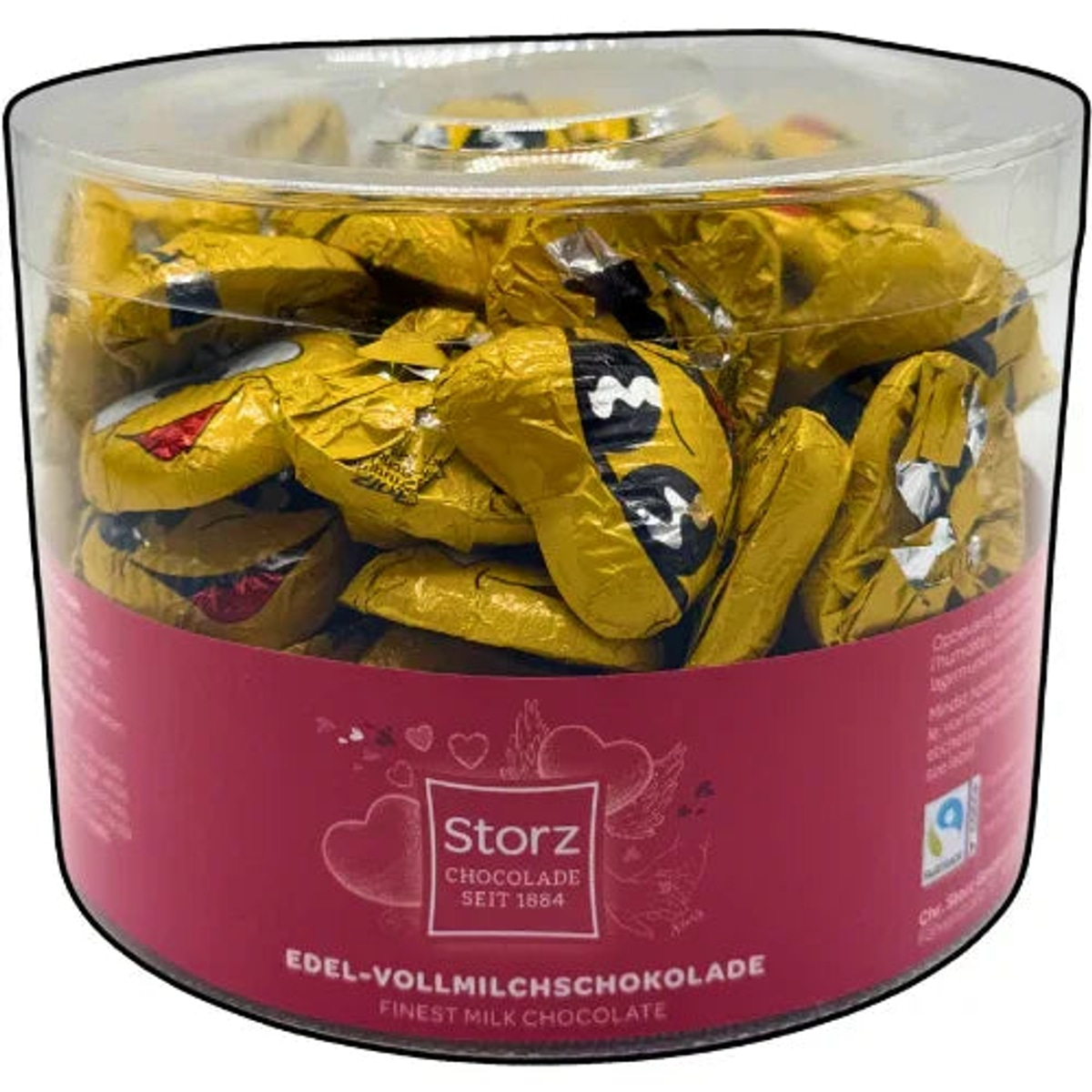 Storz Fun Herz Vollmilch Schokolade 100x 5g, 500 g 58c806-2