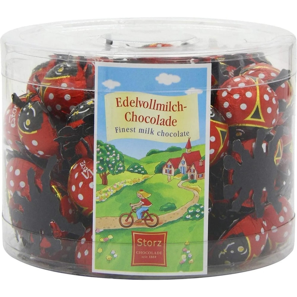 Storz Glückskäfer Edelvollmilchschokolade Dose 75 Stück 468g