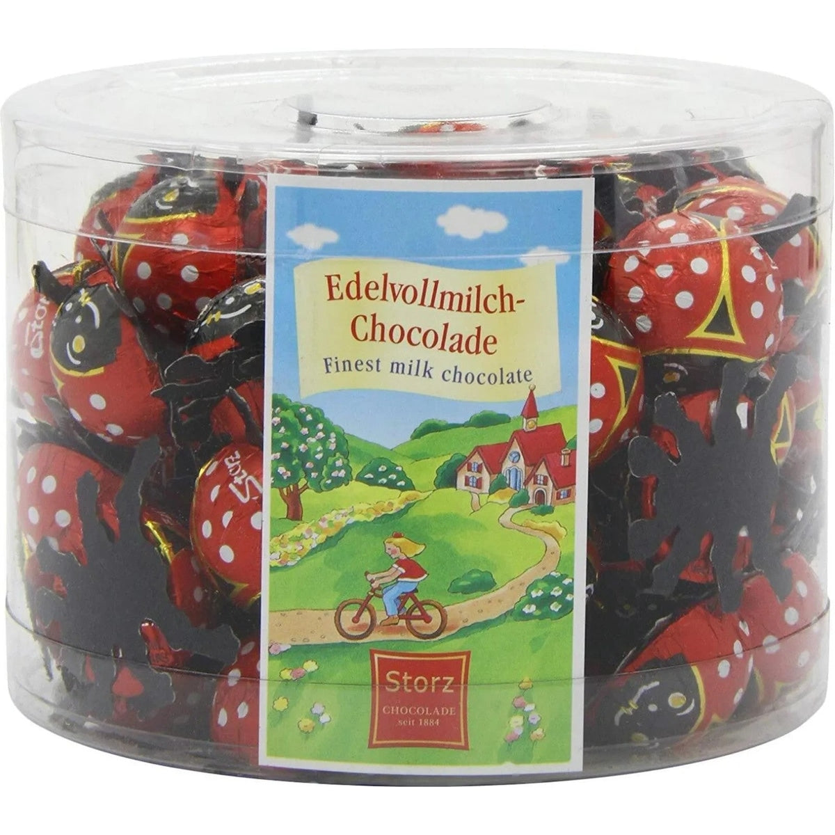 Storz Glückskäfer Edelvollmilchschokolade Dose 75 Stück 468g 58c806-2