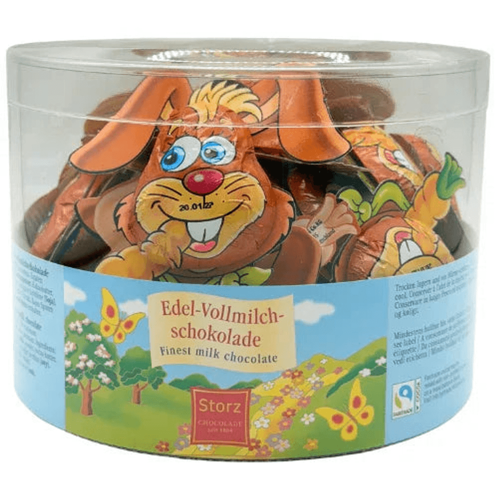 Storz Hasen Mümmel Vollmilch Schokolade 35x 12,5g, 437,5g