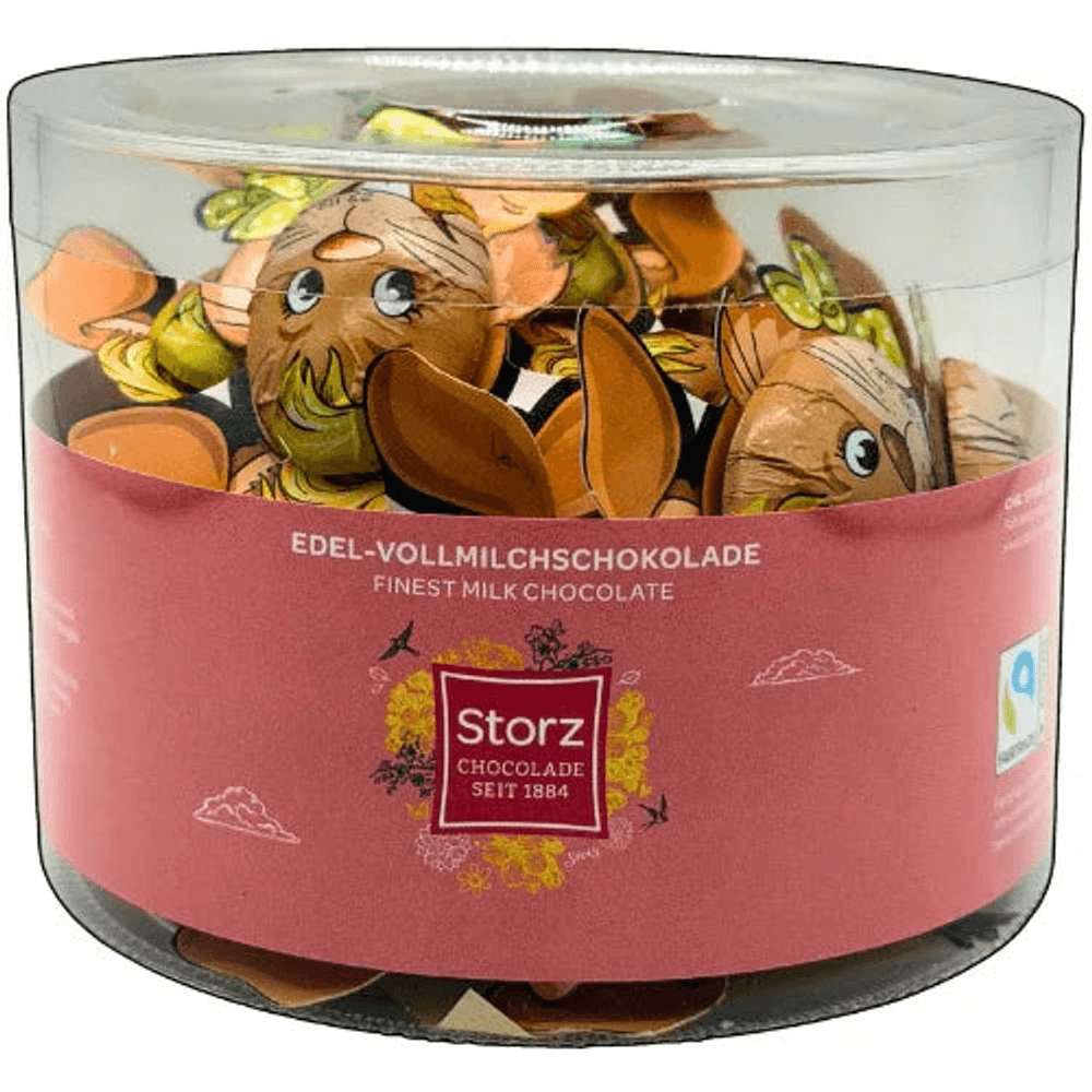 Storz Hasen Mümmel Vollmilch Schokolade massiv, 35x 6,25g, 218,75g
