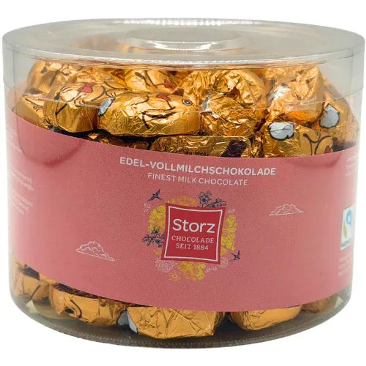 Storz Mini Häschen Edelvollmilch Schokolade 120x5g Dose 58c806-2