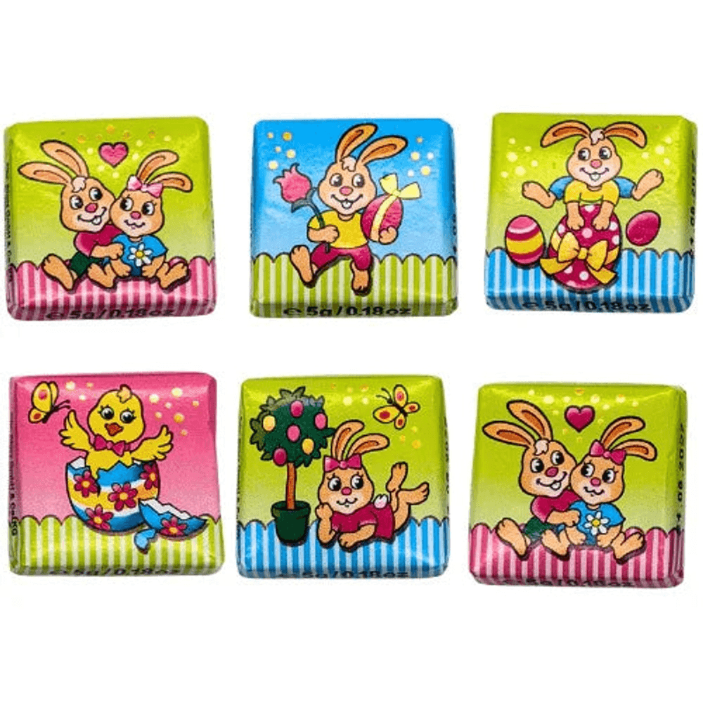 Storz Täfelchen Oster Puzzle Vollmilch Schokolade 100x 5g, 500 g