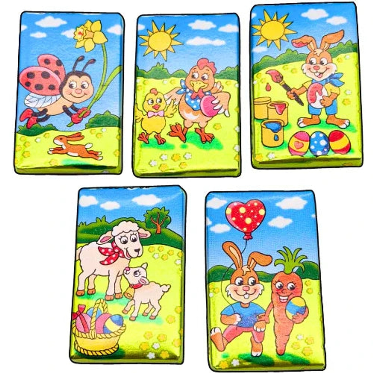 Storz Vollmilch Schokolade Figuren Mix 60x7,5g Hase Huhn Schaf Marienkäfer 450g 58c806-2