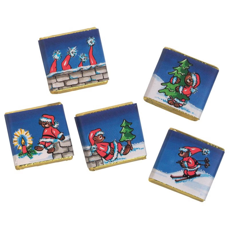 Storz Weihnachtspuzzle Schokoladentäfelchen – 200 Stück à 5 g
