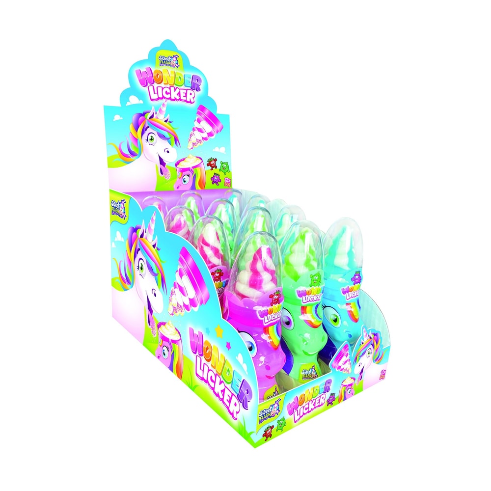 Sweet Flash Einhorn Wonder Licker Lollipop & Pulver 50g