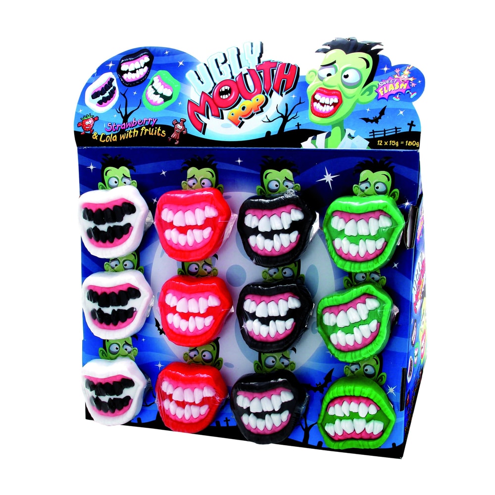 Sweet Flash Gruselgebiss Lollipop 15g