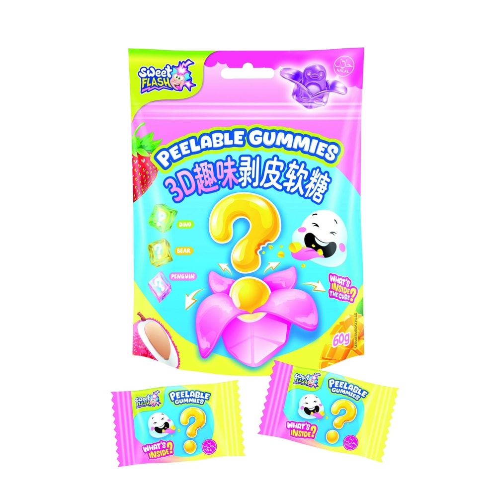 Sweet Flash Peelable Gummies Mystery 60g