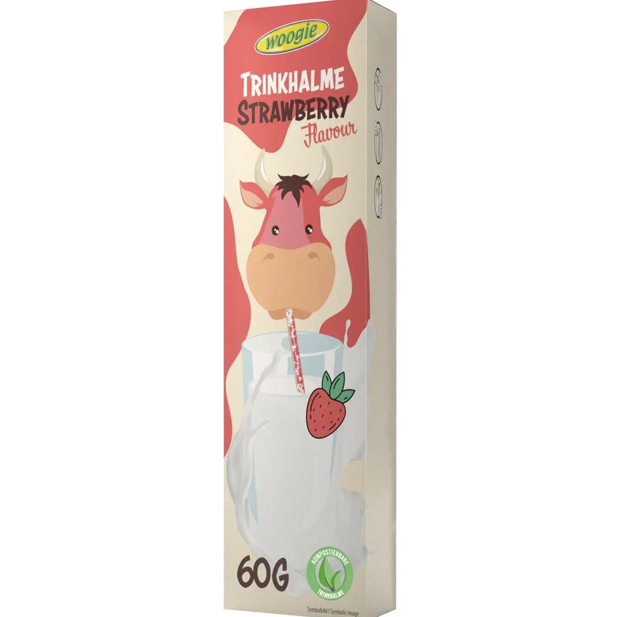 Trinkhalme Zuckerperlen 10x6g 60g Erdbeere Kakao Vanille, Auswählbar 58c806-2
