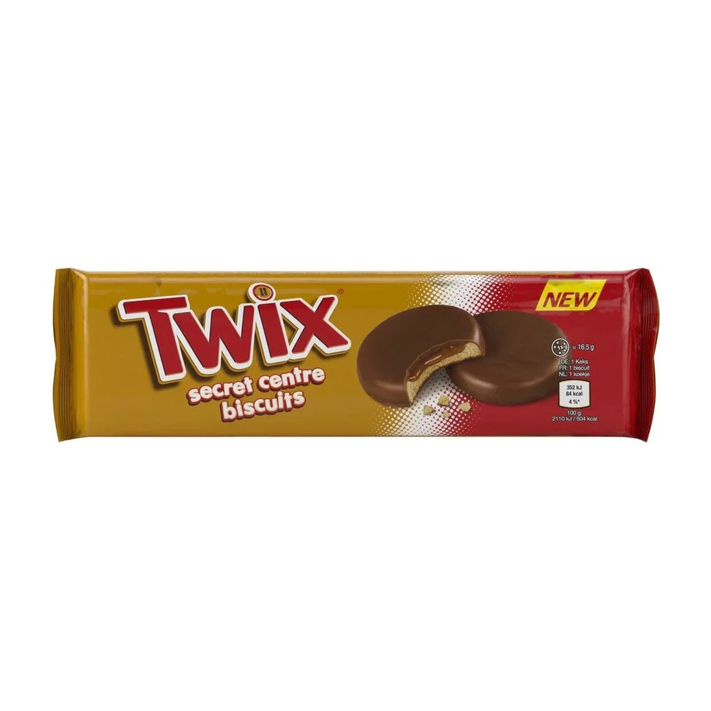 Twix Secret Centre Biscuits Karamell Milchschokolade 132g