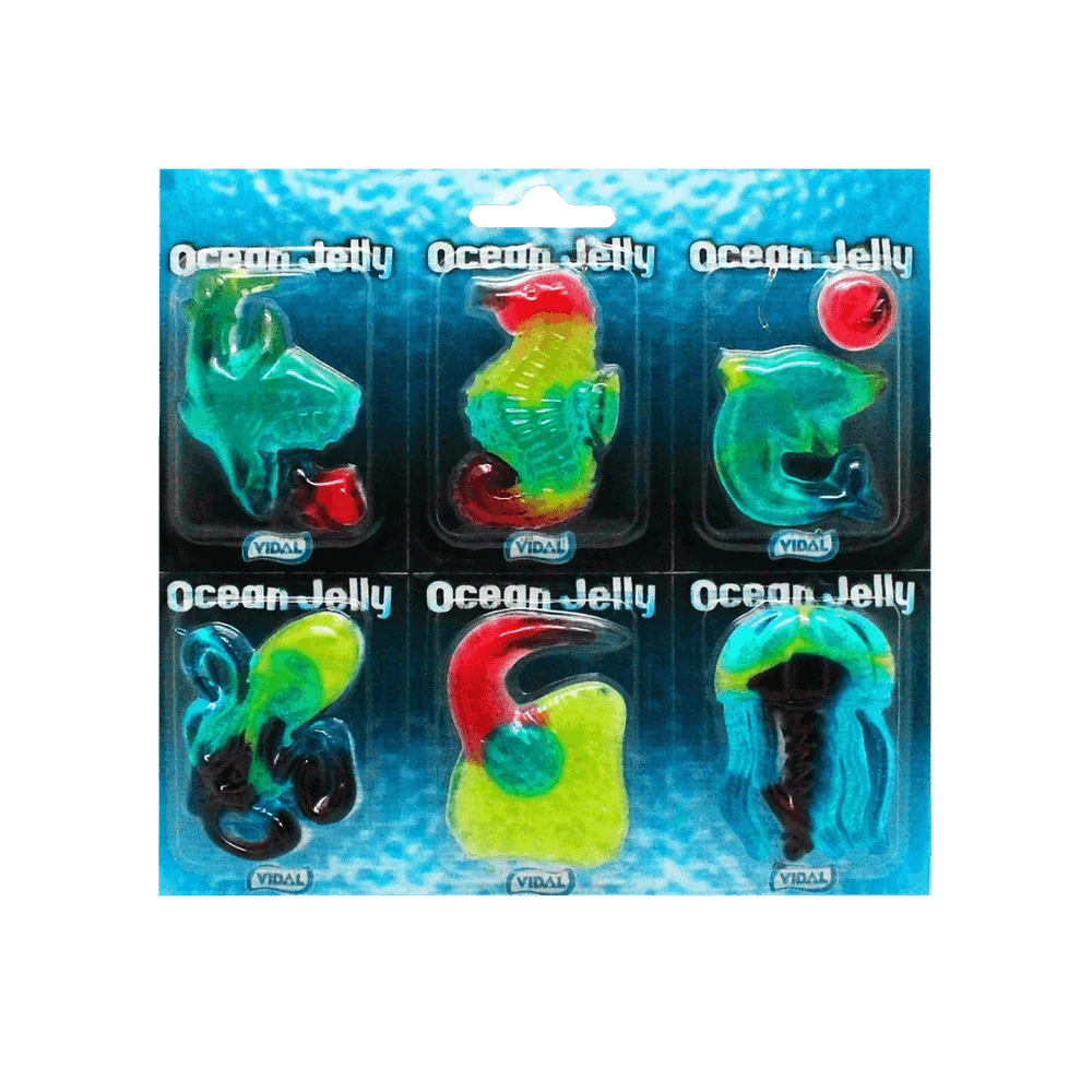 Vidal Ocean Jelly Fruchtgummi Meerestiere 66g (11x6 Stk)