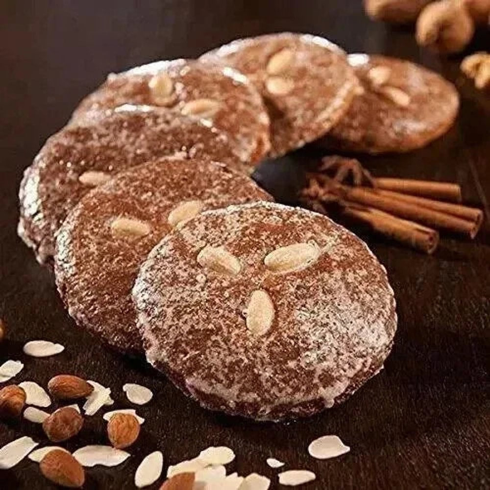 Weiss Bruch Elisen Lebkuchen 3 kg glasiert II Wahl 6x500g MHD 04/26