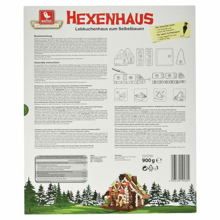 Weiss Hexenhaus 900g